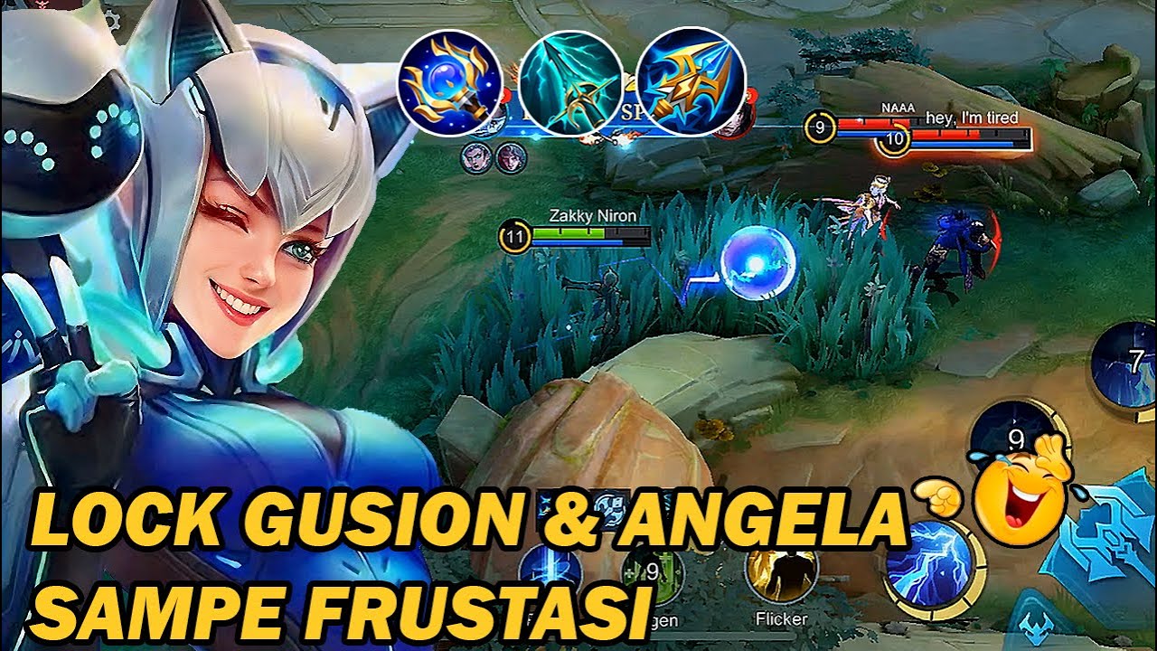 EUDORA MODE SEMAK!! LOCK GUSION & ANGELA SI PALING JAGO SAMPE KESAL‼️- MLBB