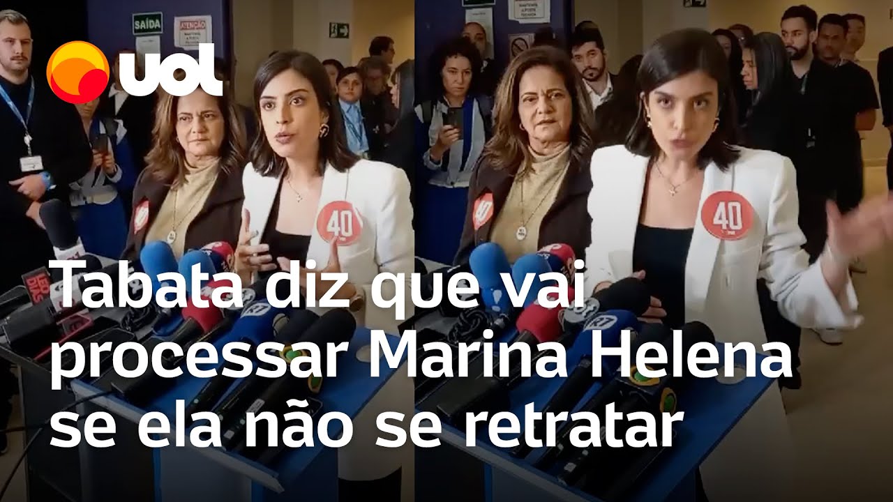 Tabata diz que vai processar Marina Helena se ela não se retratar sobre jatinho: 'Conversei com ela'
