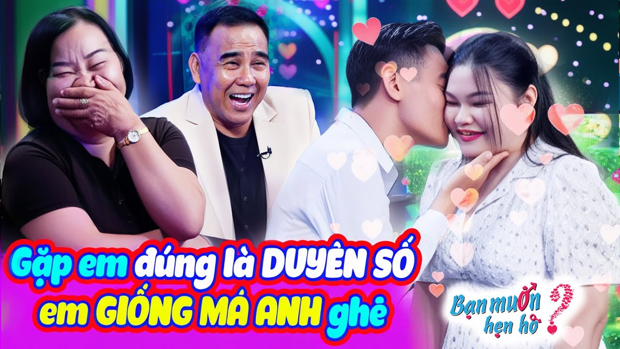 Chàng trai vồ vập bấm nút vì bạn gái GIỐNG MẸ khiến phụ huynh cười bò dưới sân khấu Bạn Muốn Hẹn Hò