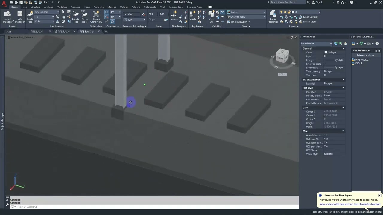 COMO MODELAR ESTRUTURA METALICA AUTOCAD PLANT 3D