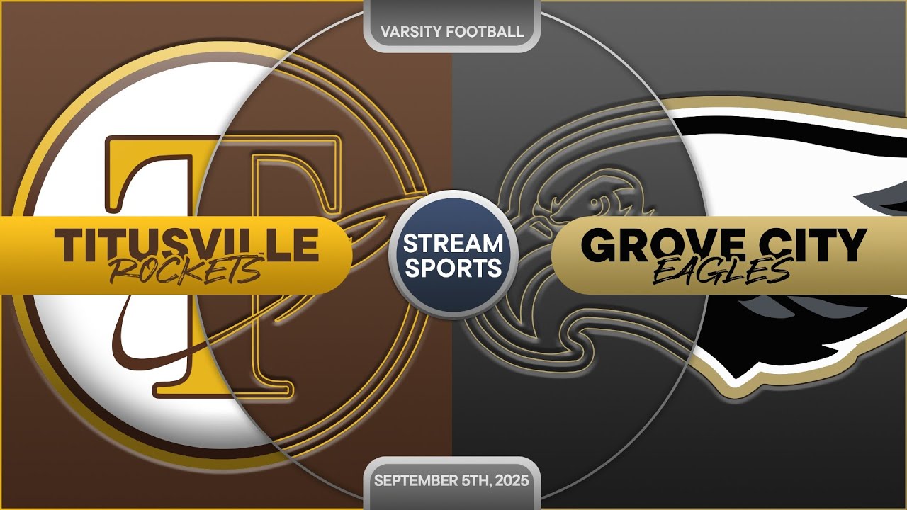 Titusville Rocket Football 2025 | Week 3 | Titusville Rockets @ Grove City Eagles