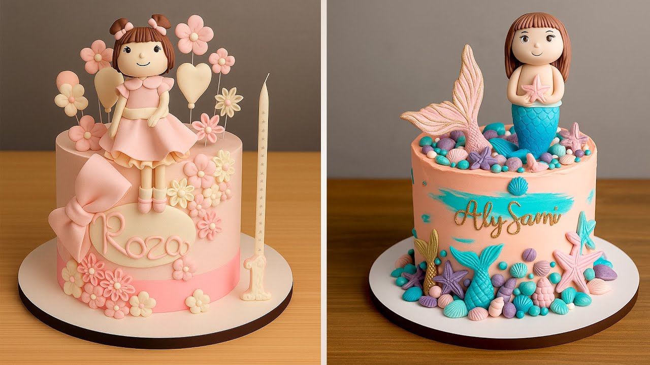 I Spent 8 Hours Making These Beautiful Birthday Cakes!🎂