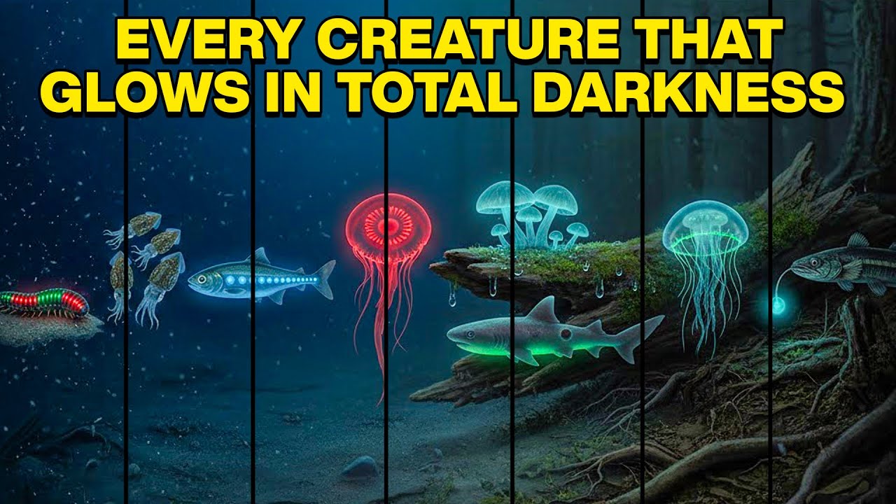 Every Creature That Glows in Total Darkness Explained in 9 Minutes