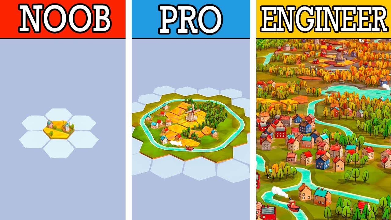 Engineering the GREATEST CITY in new building strategy puzzle game Dorfromantik!