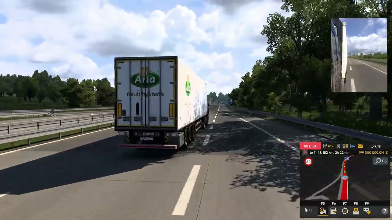 ETS2 yks kpl kujetus