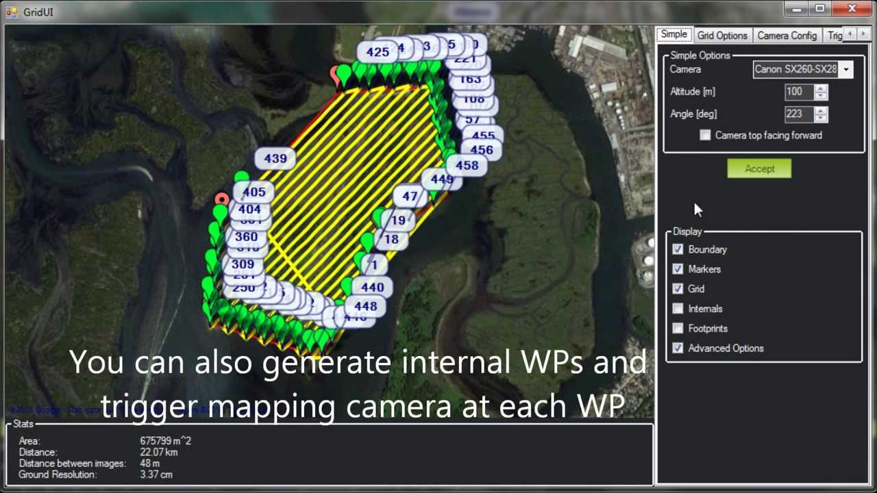 Mapping Camera Automatically Triggered By Autopilot
