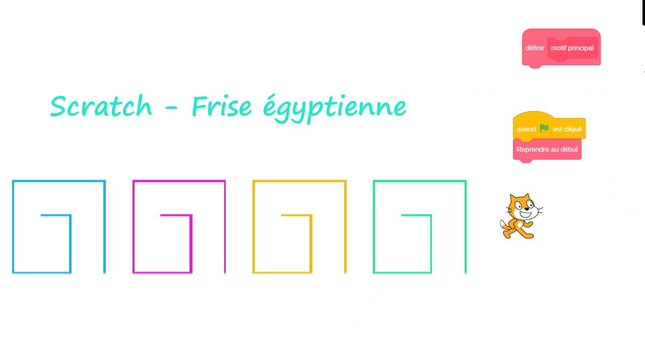 Scratch - Frise égyptienne