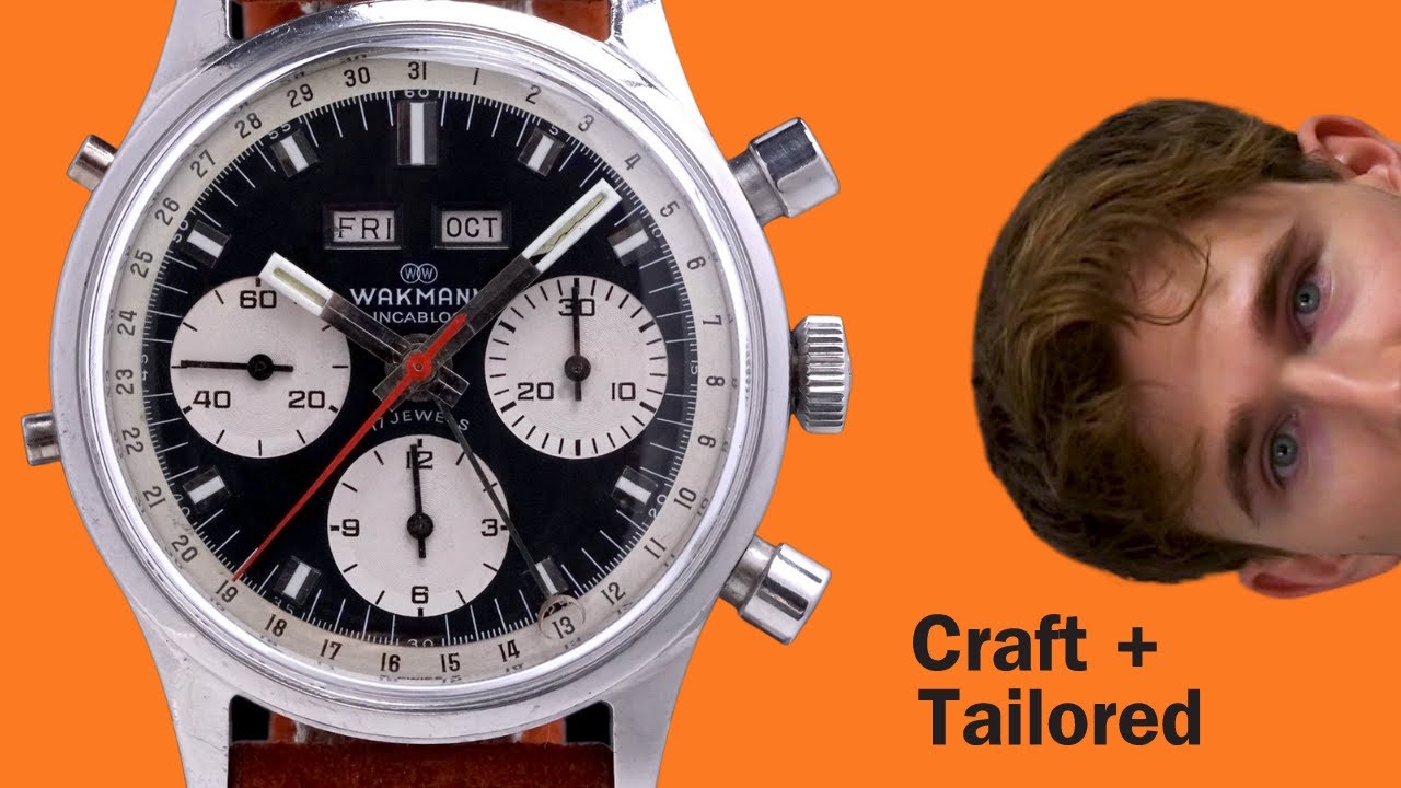 1970s Wakmann Triple Calendar Chronograph
