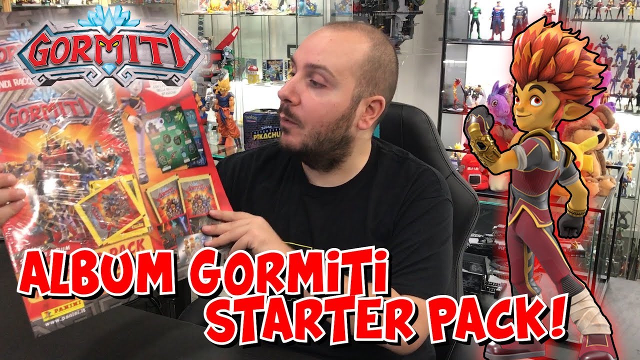 ALBUM FIGURINE GORMITI 2019! STARTER PACK con 5 PACCHETTI!!! Speciale Edicola