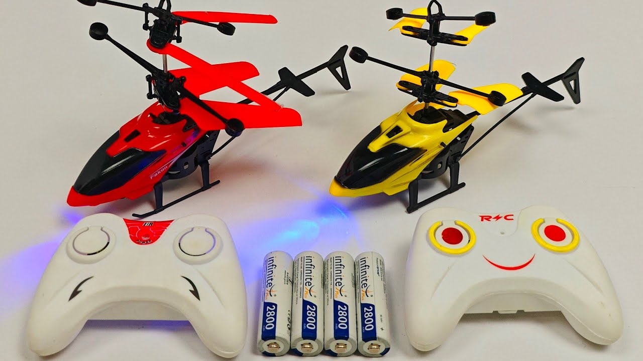 Unboxing eines ferngesteuerten Hubschraubers | 2 RC-Hubschrauber & 1 Fernbedienung | Exceed RC-Hu...