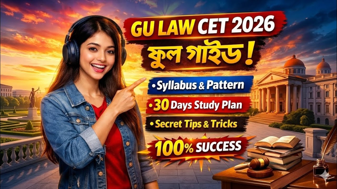 Gauhati University Law Entrance 2026 😳 Complete Strategy + Study Plan