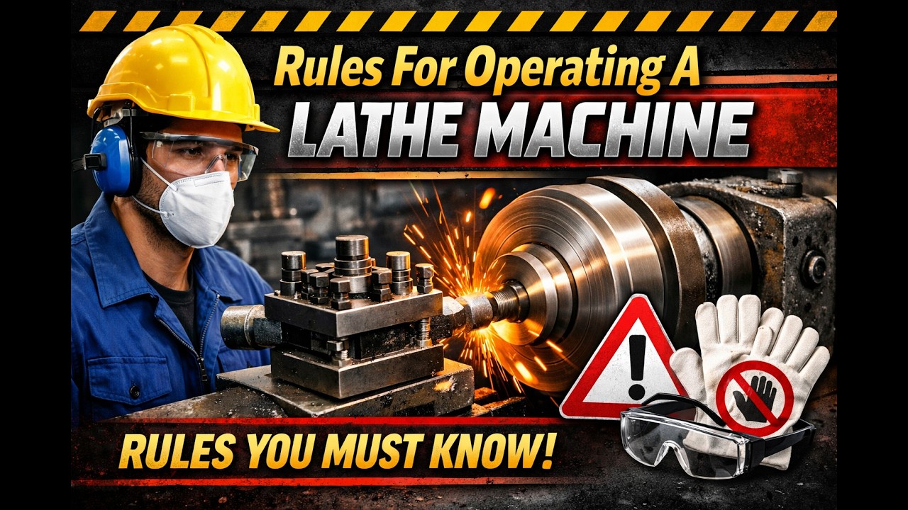 Rules For Operating A Lathe Machine || Rules You Must Know
