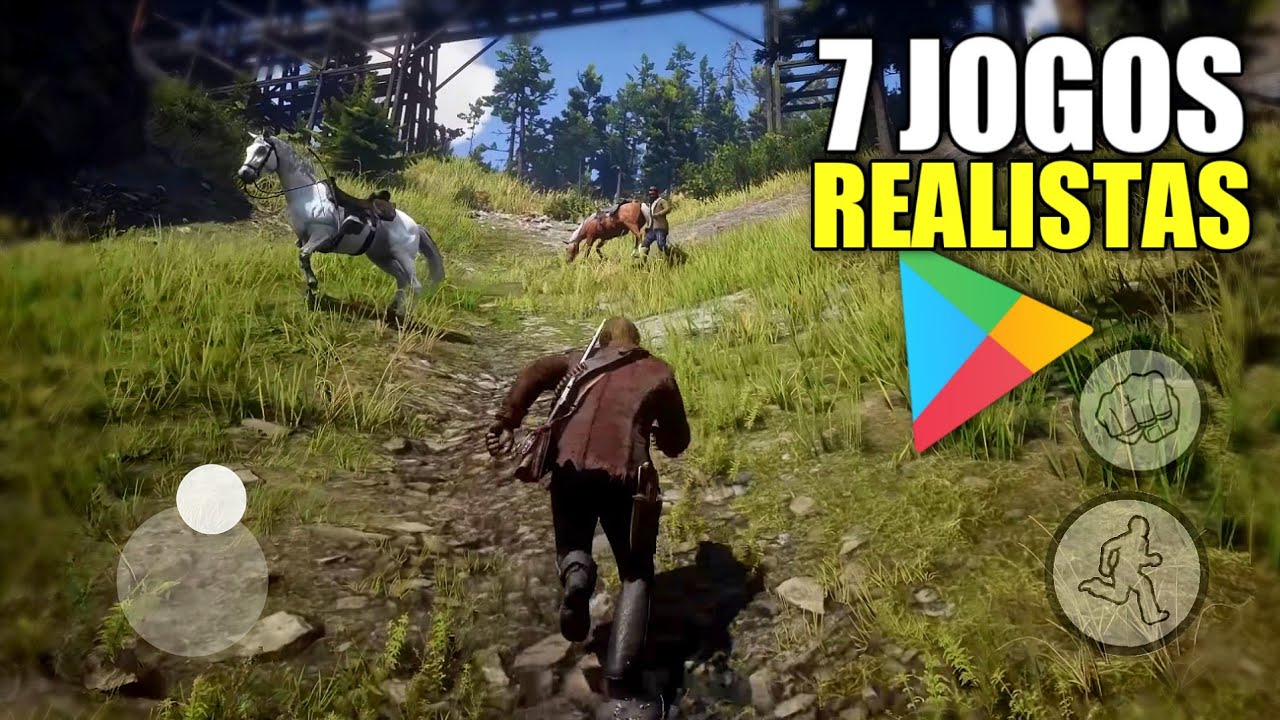 FINALMENTE! 7 JOGOS ULTRA REALISTAS PARA CELULAR😱 MELHORES JOGOS PARA ANDROID 2022