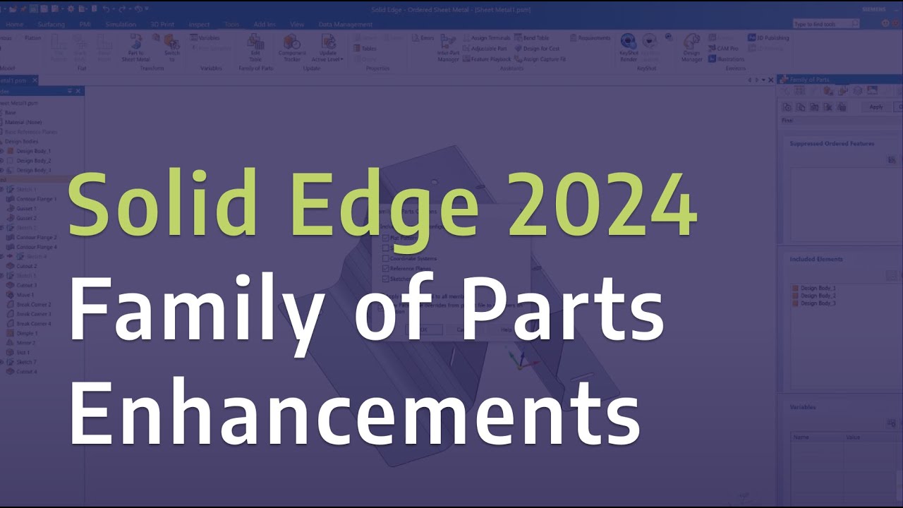 SE2024 - Family of Parts Enhancements
