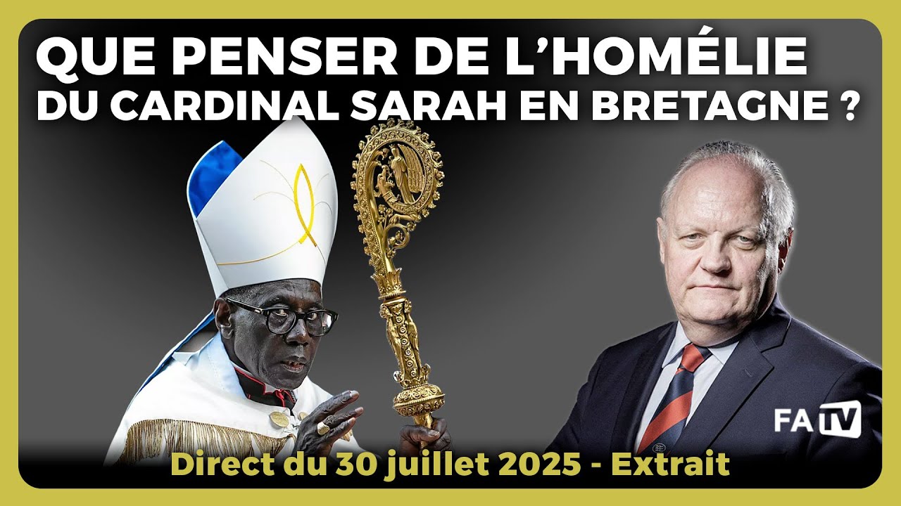 Que penser de l'homélie du Cardinal Sarah en Bretagne ?