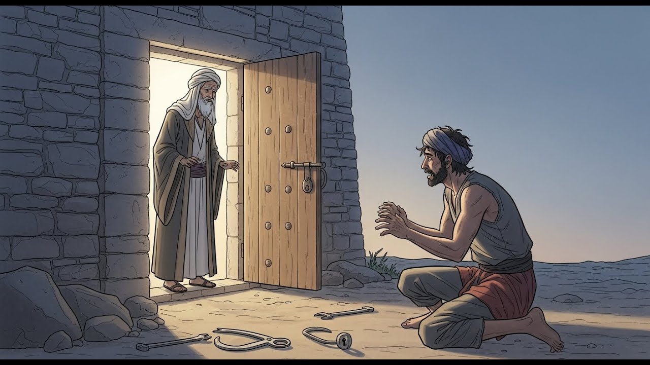 الشيخ العابد يكشف سر الندبة وماضي الظلام | حكاية اللص التائب سالم #قصص #arabicstories #قصص_واقعية
