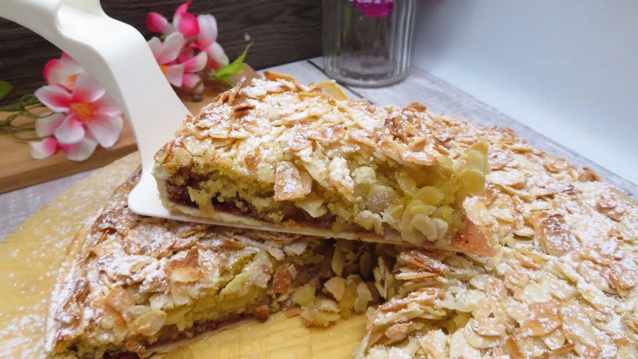 Tarte aux amandes et à la cerise
