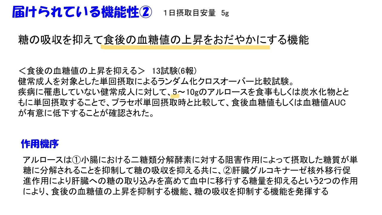 アルロース（プシコース）の成分解説。脂肪の燃焼を高める。