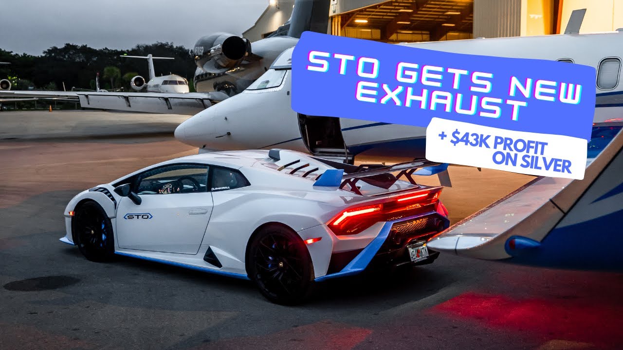 MAKING $43k DAY TRADING SILVER + NEW STO EXHAUST VLOG