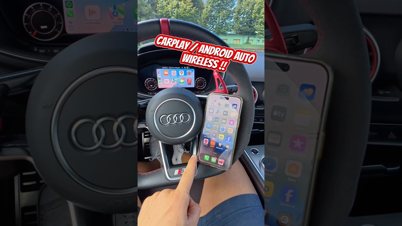 COME RENDERE  APPLE CARPLAY e ANDROID AUTO WIRELSS !