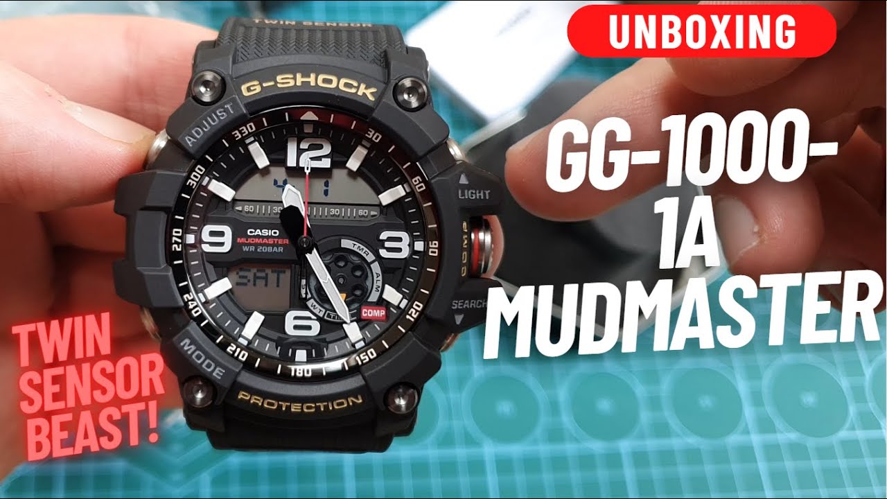 IS THIS THE BEST VALUE MUDMASTER? UNBOXING: GG-1000-1ADR GSHOCK MUDMASTER