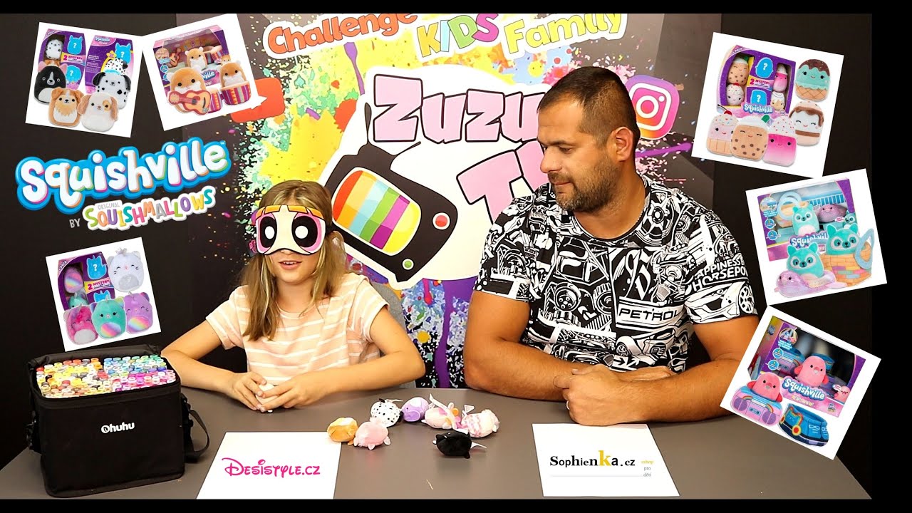 ZuzuTV a DESISTYLE uv&aacute;d&iacute; - Squishville by SQUISHMALLOWS 🐶🐹🐰🦄