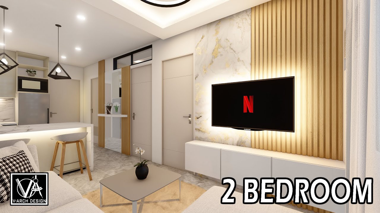 2 BEDROOM INTERIOR DESIGN 32 SQM CONDOMINIUM