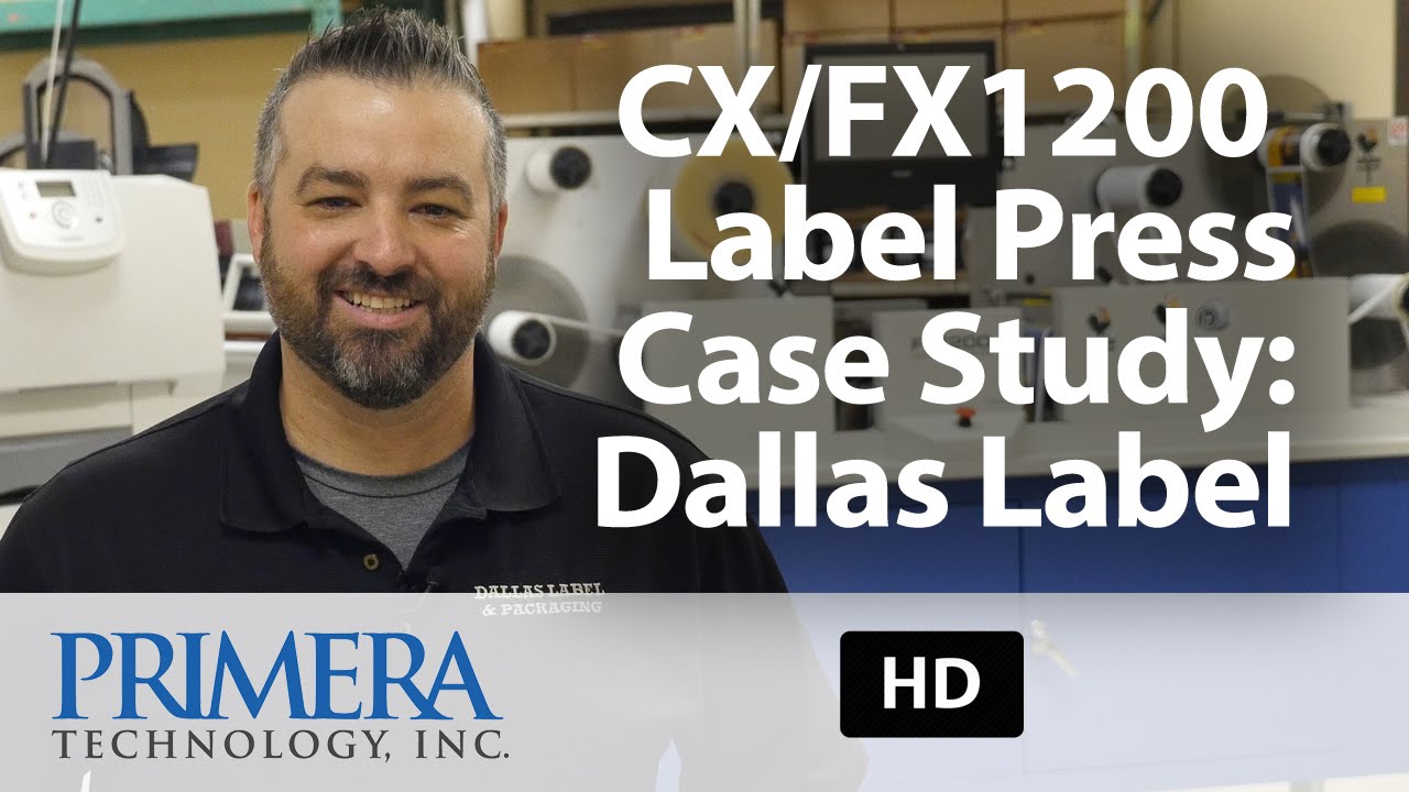 Primera CX/FX1200 Case Study: Dallas Label