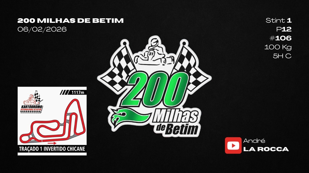 07/02/2026 - KIB - 200 Milhas (Stint 1) - Madruga Racing - Traçado 1 Invertido Chicane - P18 a P12