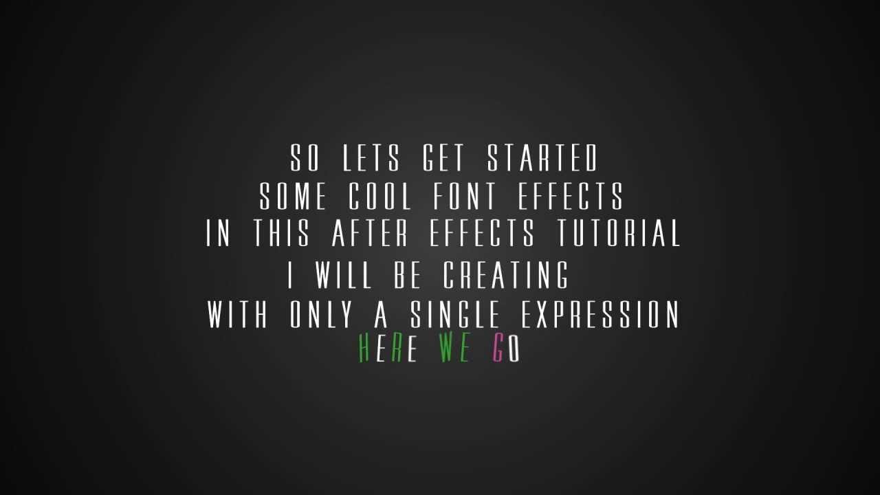 Expression-Driven Text Effects Preview