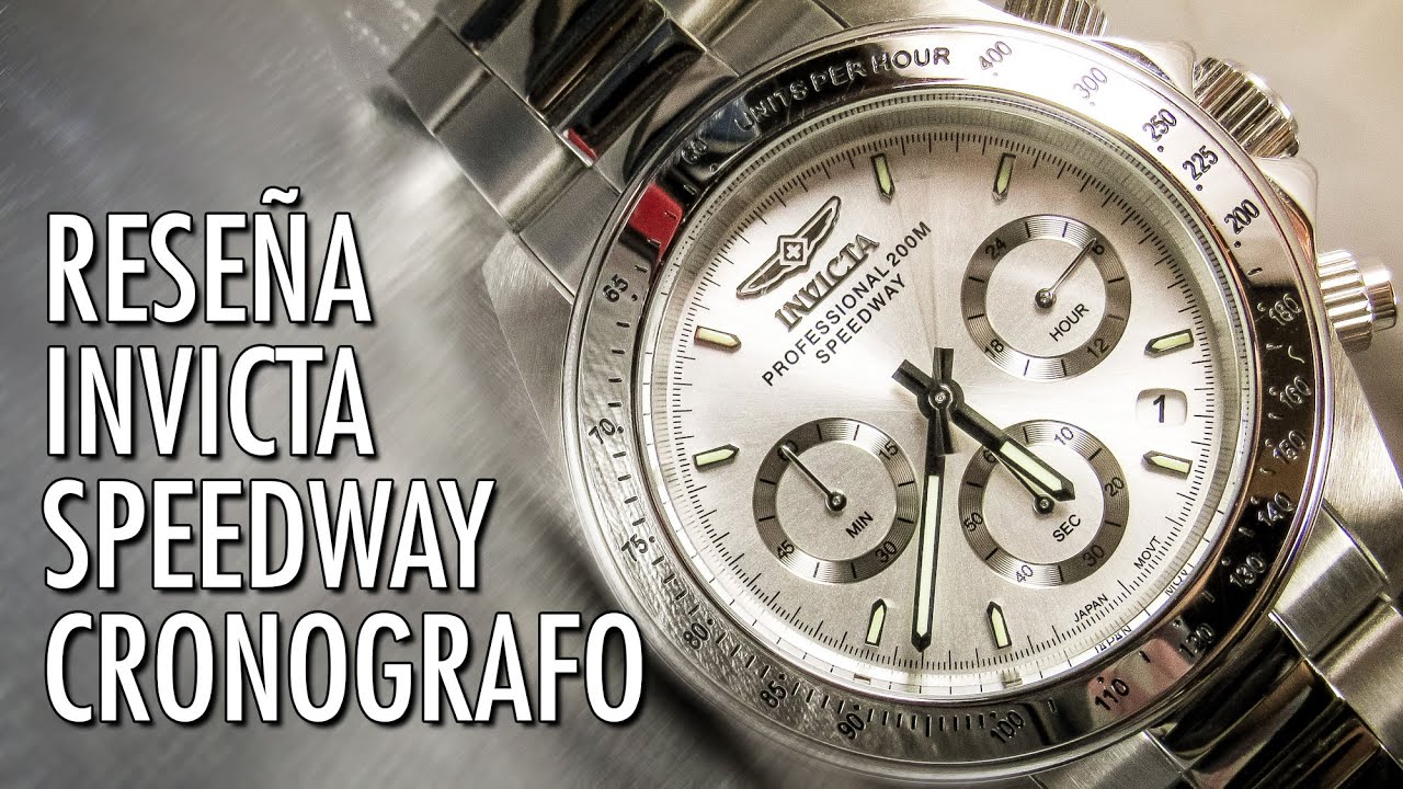 Rese&ntilde;a Invicta Speedway 14381/18389/17023/9211: Reloj Anal&oacute;gico - Homenaje al Rolex Daytona