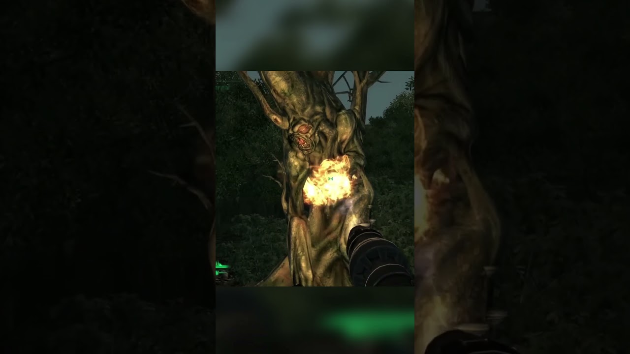 BURNING Harold The Talking Tree In Fallout 3