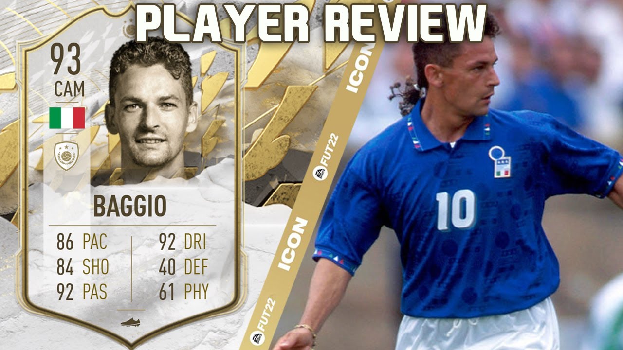 INSANE DRIBBLER! 🔥 93 PRIME ICON BAGGIO PLAYER REVIEW! FIFA 22 ULTIMATE TEAM