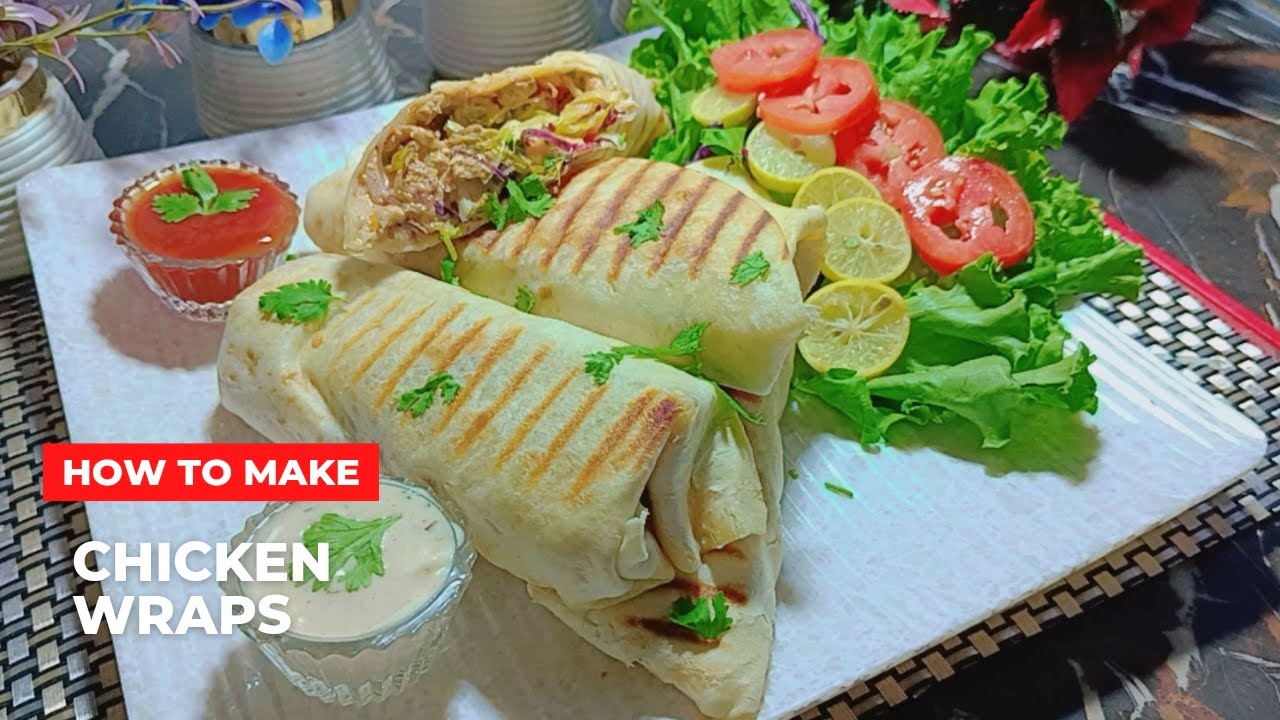 Chicken tortilla wrap recipe | chicken wrap | spicy chicken wrap recipe by sherry | 23 Sept 2024
