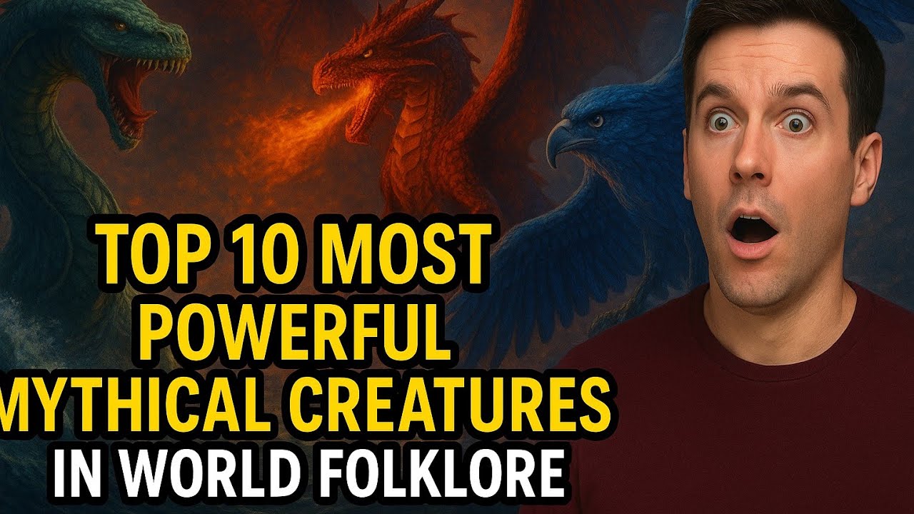 Top 10 Most Powerful Mythical Creatures in World Folklore @DecaFacts001