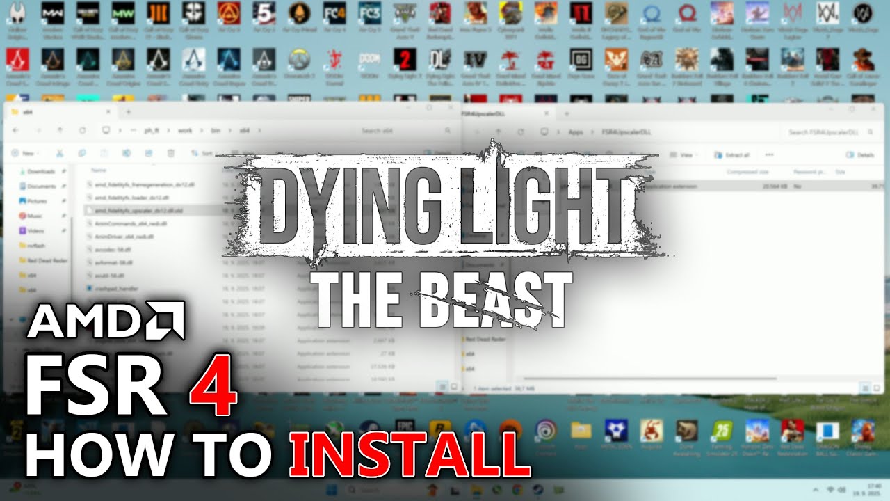 Как установить FSR 4 в Dying Light: The Beast