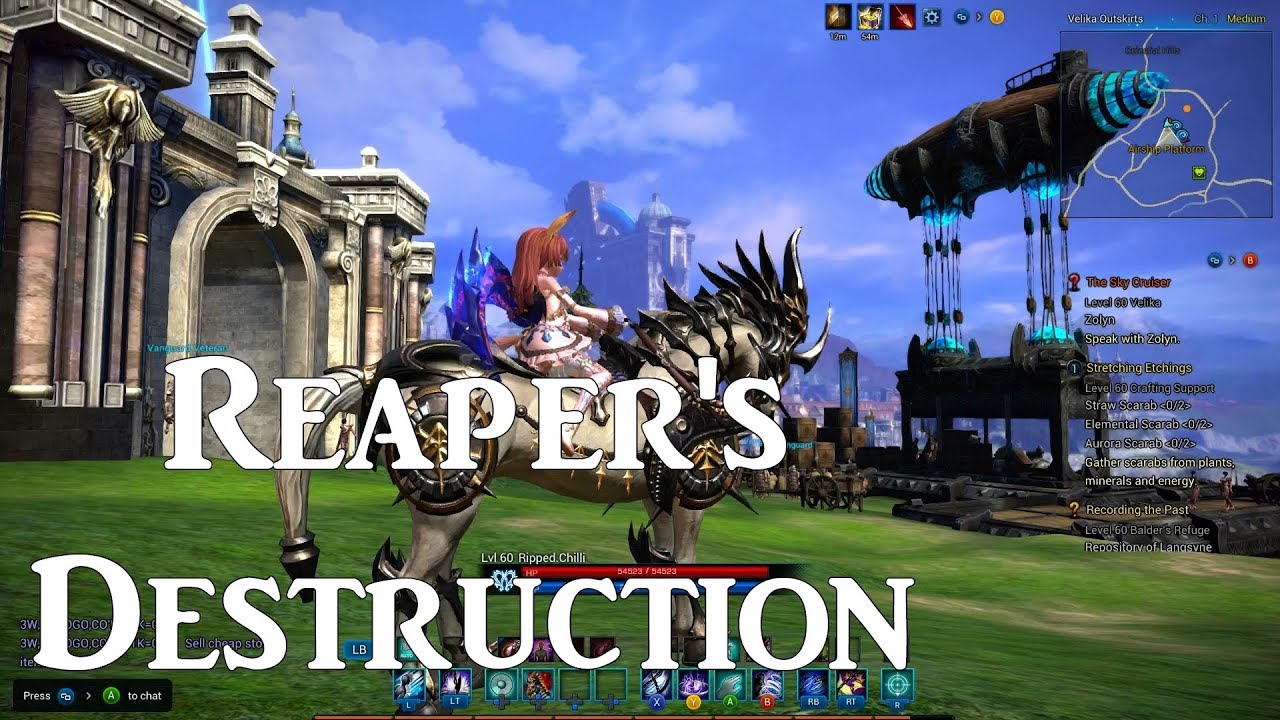 A Reapers Adventure || Tera XBOX ONE Gameplay || The LEVELS!!!
