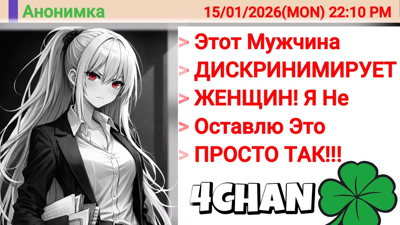 Феминистка Жаловалась На Мужиков За ИХ Бесполезность, А ЕГО ПОВЫСИЛИ, А МЕНЯ УВОЛИЛИ?! 4chan истории