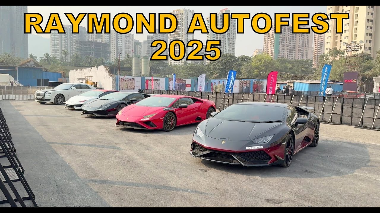 Raymond Autofest 2025 | Supercars | Vintage Cars : Lamborghini + Ferrari + Mclaren + Many more
