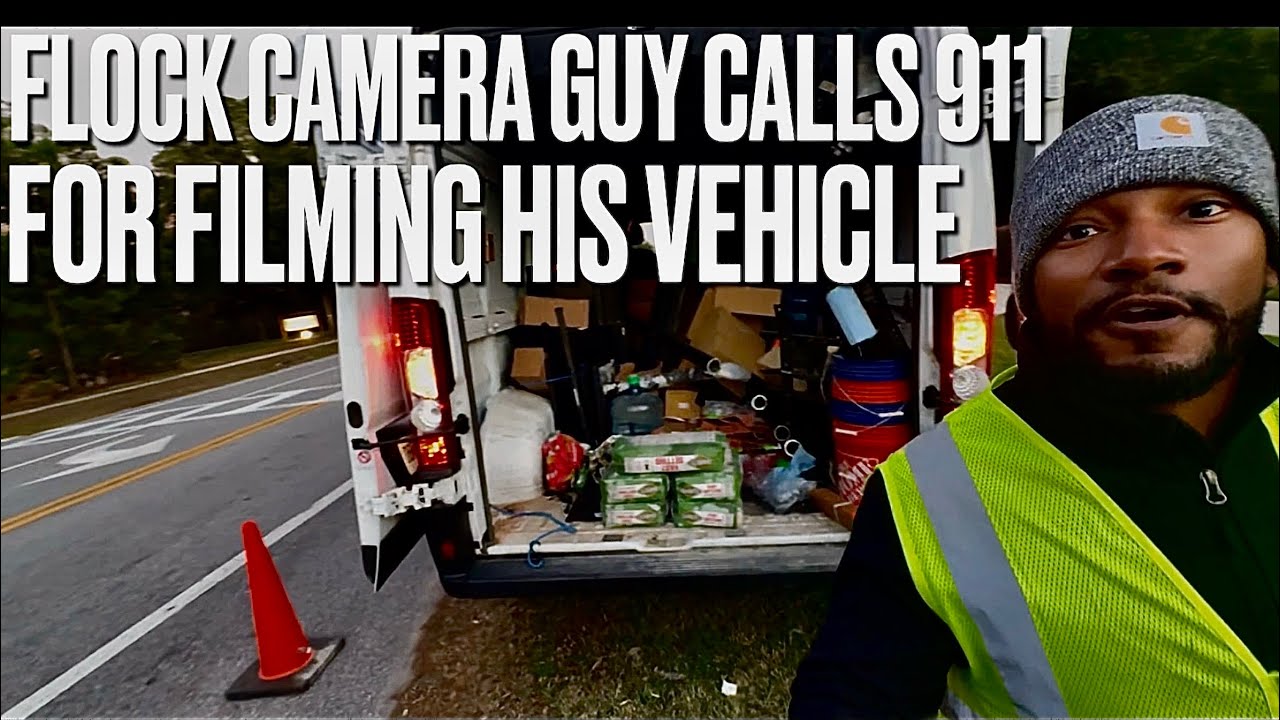 Flock Employee Calls 911 For Filming His Van. 
