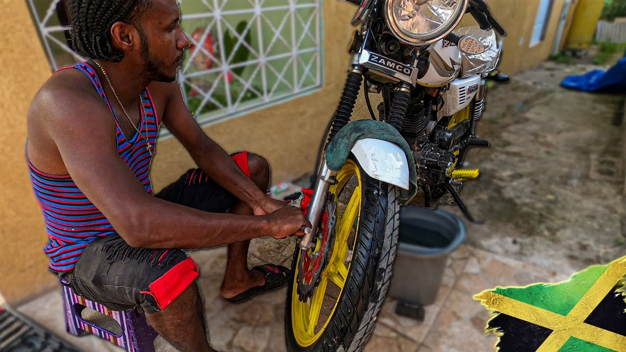 Buying & Fitting New Parts On My New Zamco Bike | Jamaican Bike Life 🇯🇲