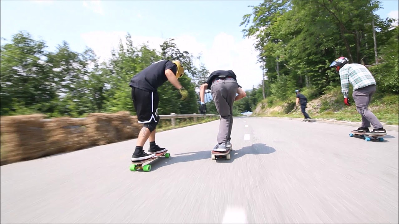 ROCKET Longboards team run at KnK Longboard Camp 2018