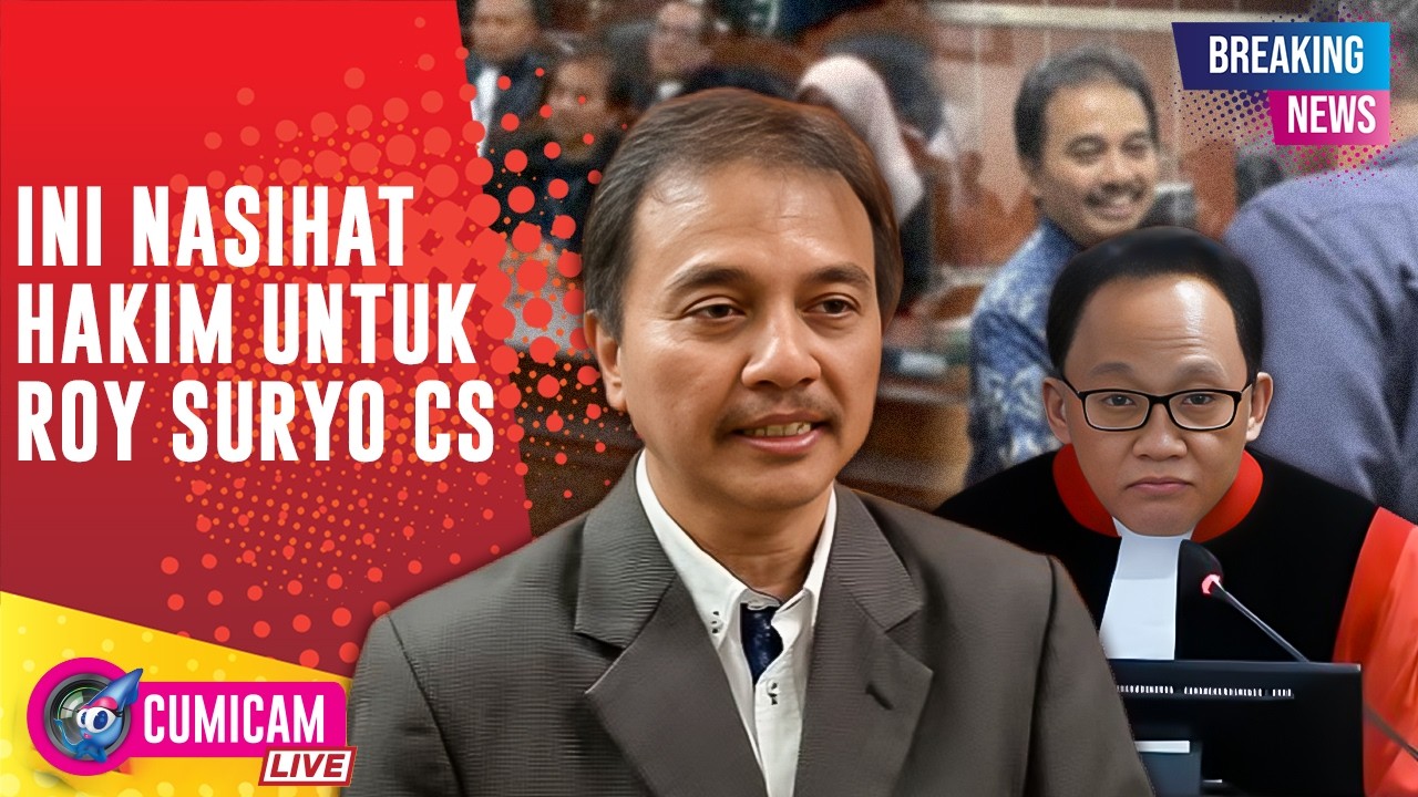 BREAKING NEWS! Sidang Roy Suryo Prihal Pengajuan Perubahan UU TE Ditunda Hingga Tanggal 23 Febuari 