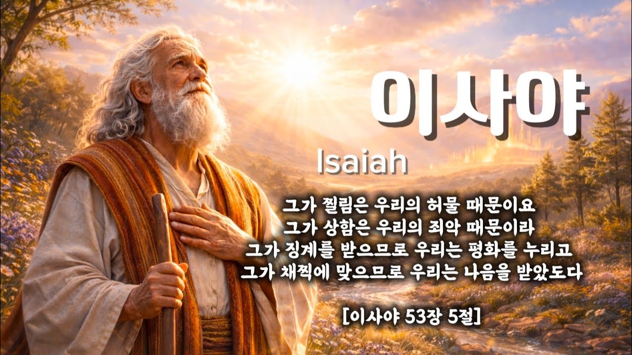 [CCM] 이사야 찬양｜거룩하신 주의 보좌 앞에 🎶｜이사야를 부르심과 메시아 예언 찬양｜Bible worship songs 