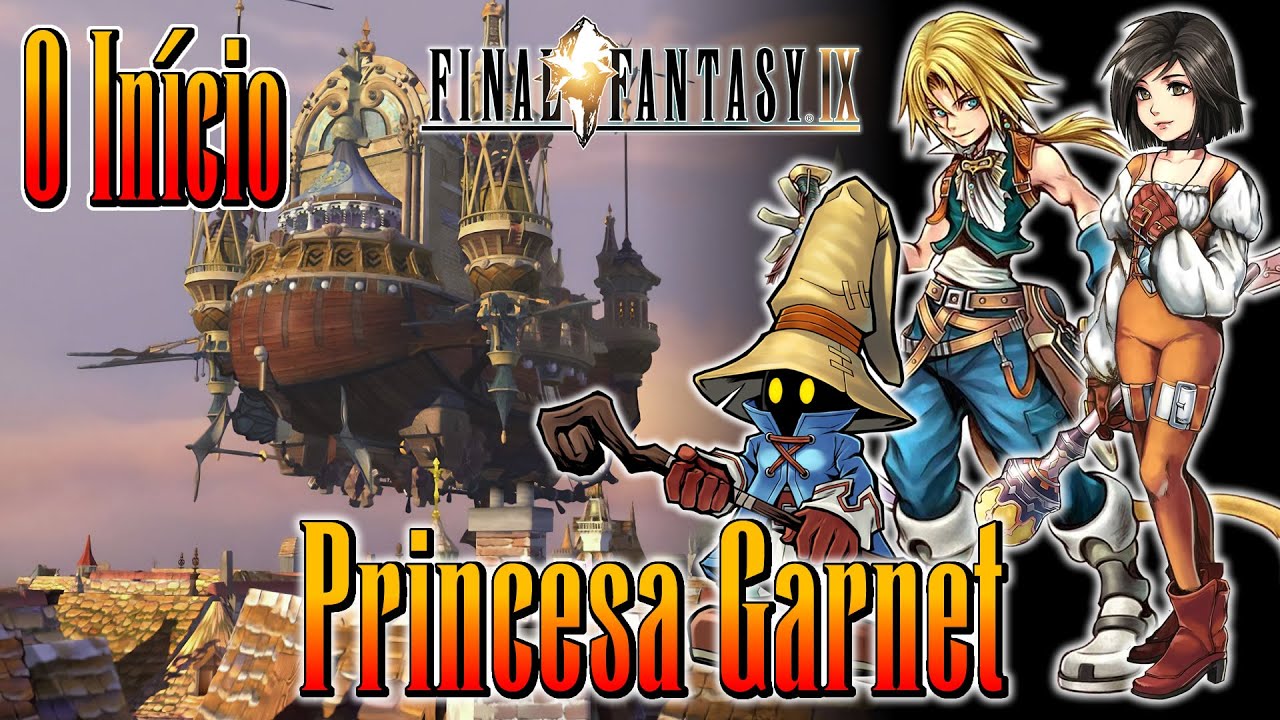 Final Fantasy 9 PC MOGURI MOD - 60FPS Full HD - O Início - Princesa Garnet - Alexandria Castle