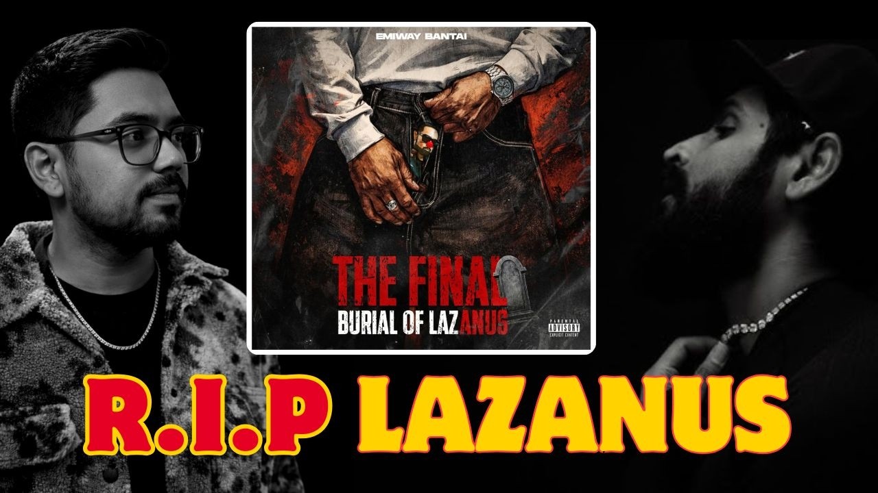 Emiway Bantai - THE FINAL BURIAL OF LAZANUS Reaction | RIP LAZANUS | @Emiway Bantai @Falgun Doshi