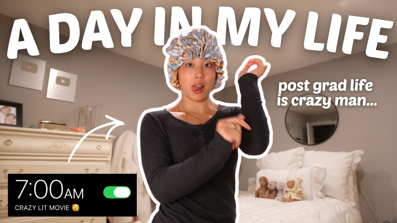 A PRODUCTIVE DAY IN MY LIFE POST-GRAD! (fitness, food, work, dealing with loss, & figuring out life)