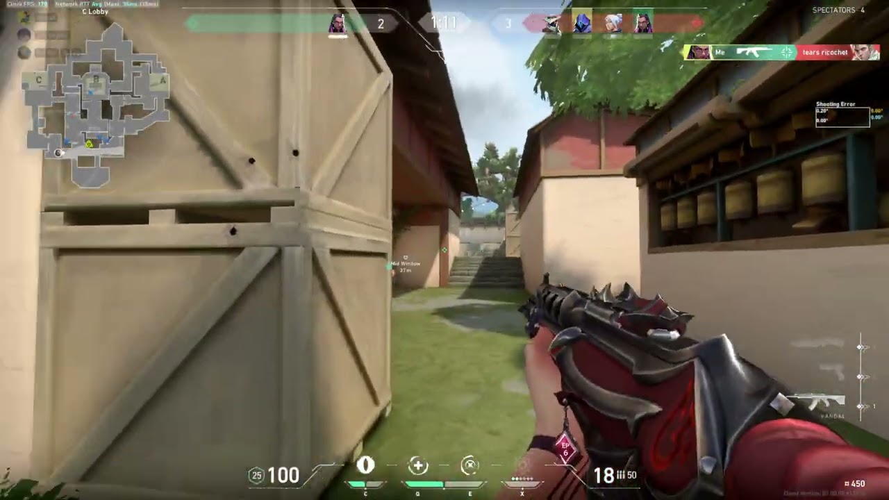 Red Reaver Vandal Ace 1v5