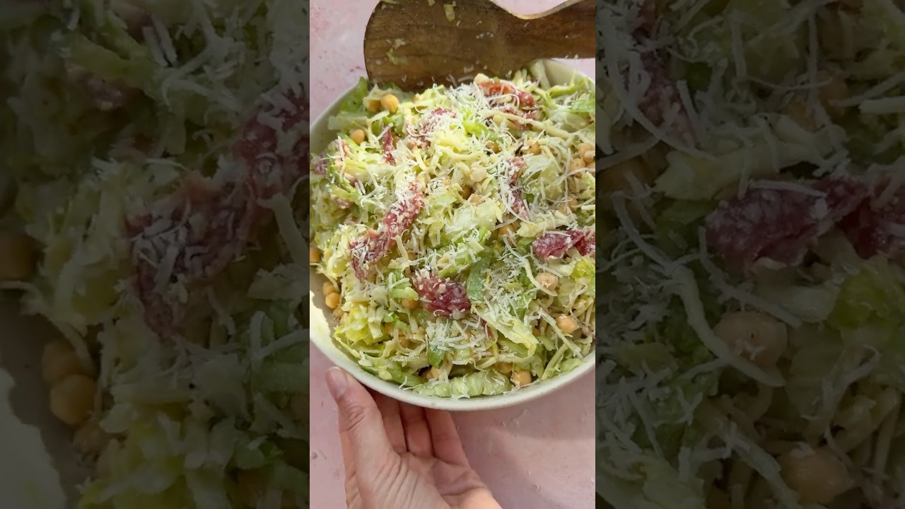 La Scala Chopped Salad recipe - my favourite easy gluten free lunch recipe!