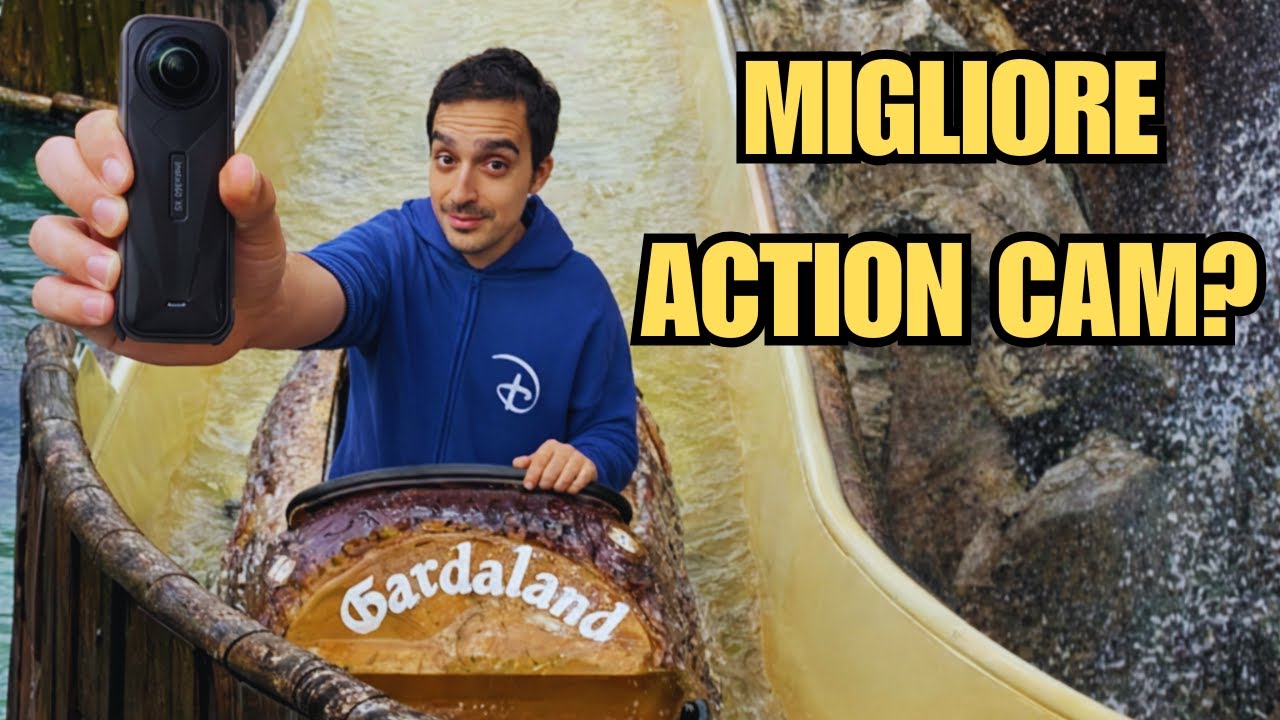 Questa action cam mi ha SVOLTATO il canale : insta360 X5 a Gardaland